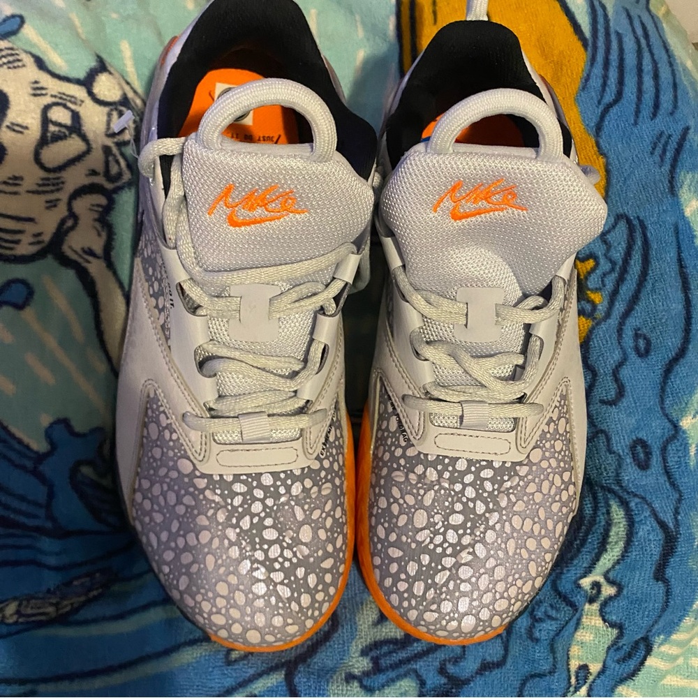 Nike Kids Sneakers - Gray and Orange